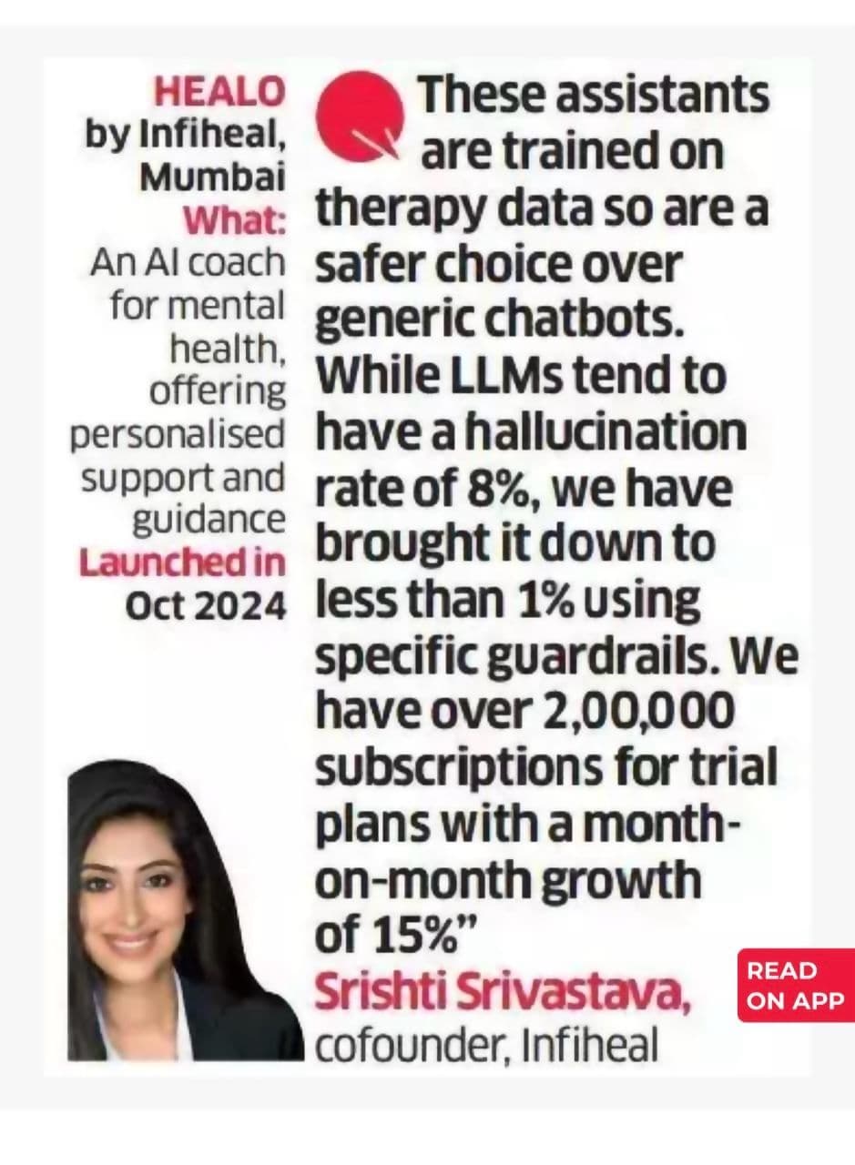 Infiheal Featured in The Economic Times: ‘Freud at Your Fingertips’