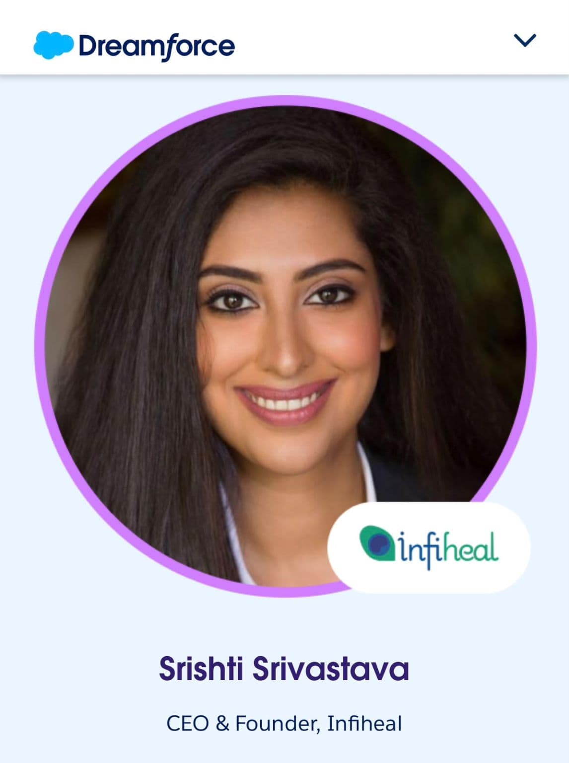 Srishti Srivastava Takes the Dreamforce 2026 Stage in San Francisco