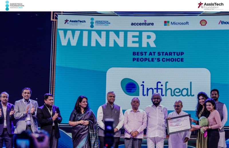 Infiheal Wins 'Best AT Startup' at Bengaluru Tech Summit 2024